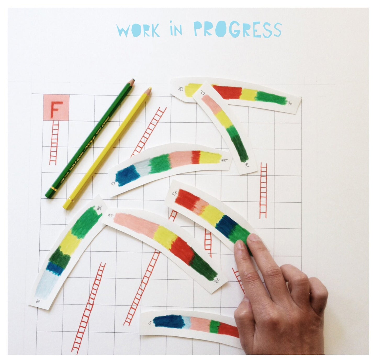 Slides and Ladders - Handmade Board Game