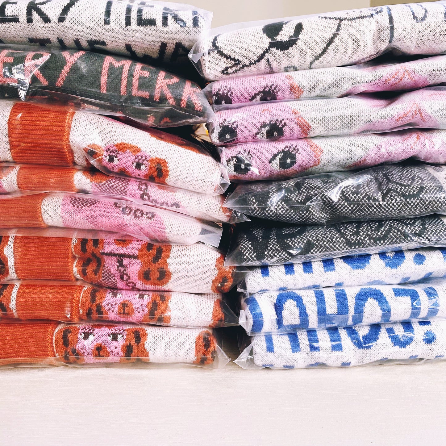 Staffordshire Dog knit Cardigan Sweater