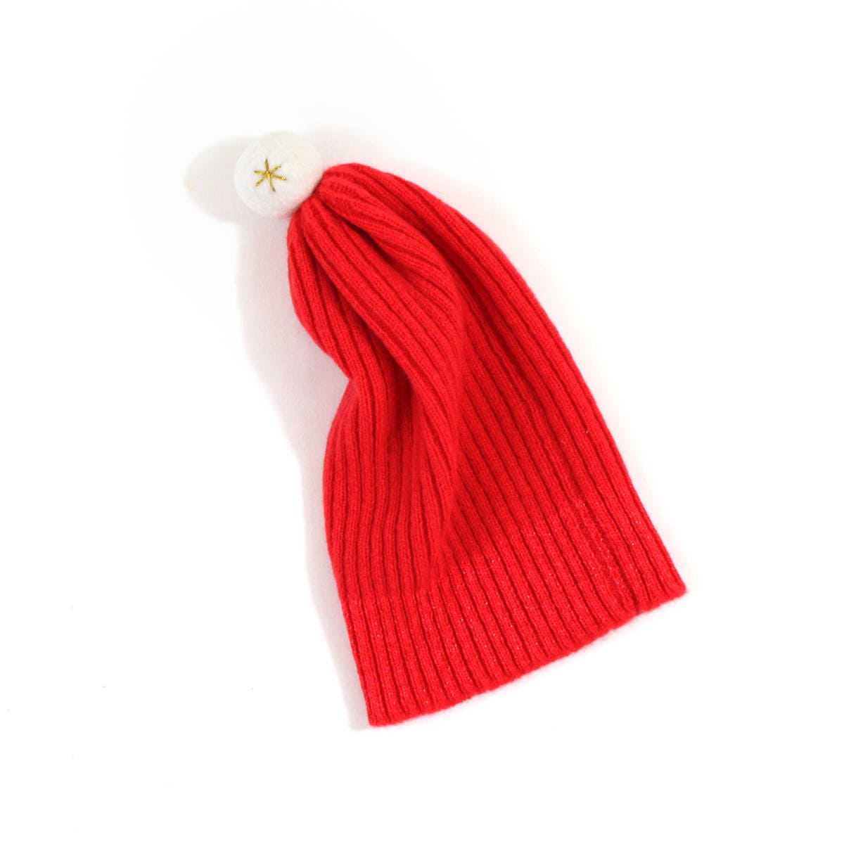 Knit Santa Hat - baby, kids - Lambswool Christmas Hat