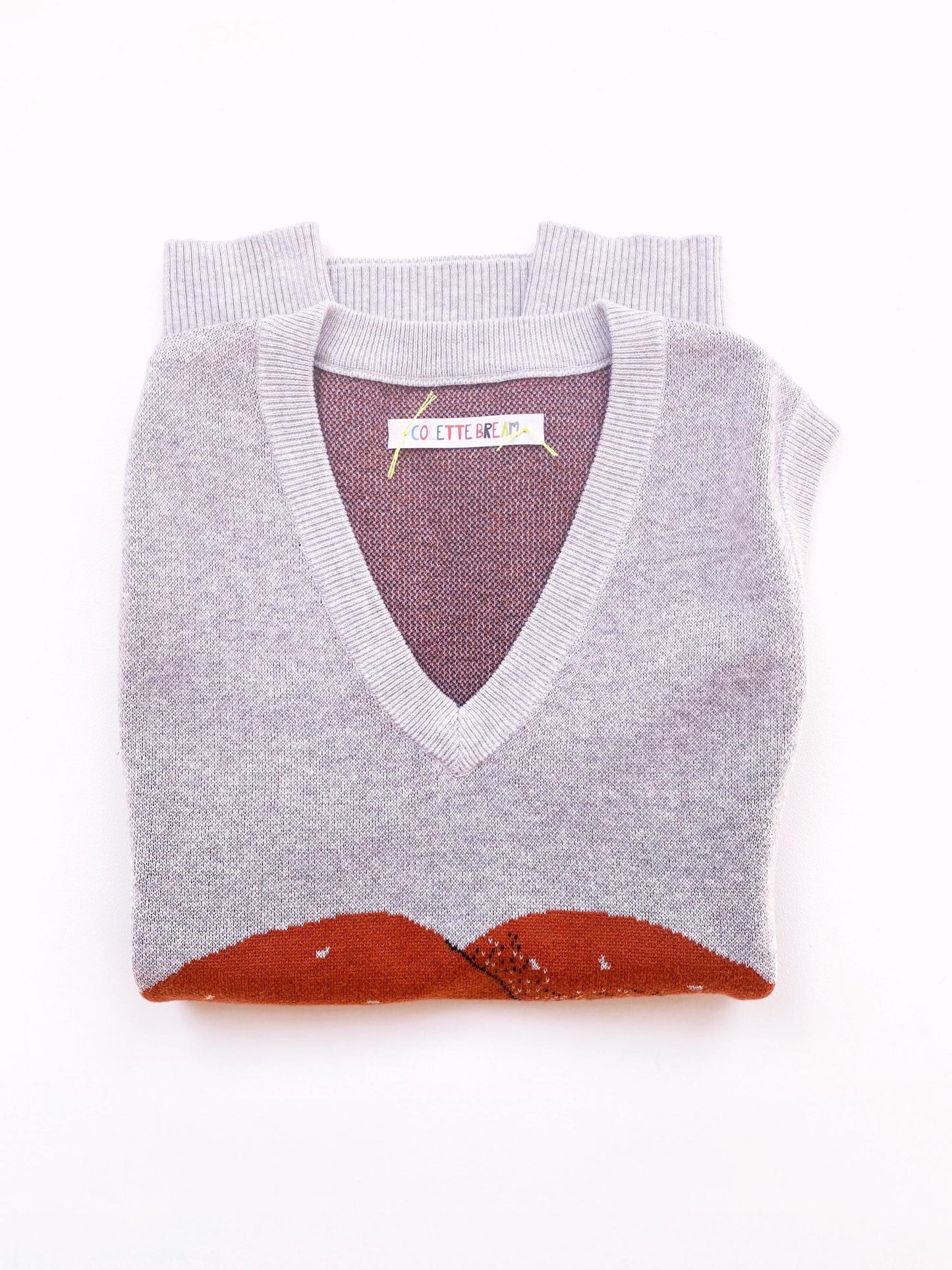 Dachshund knit Sweater Vest