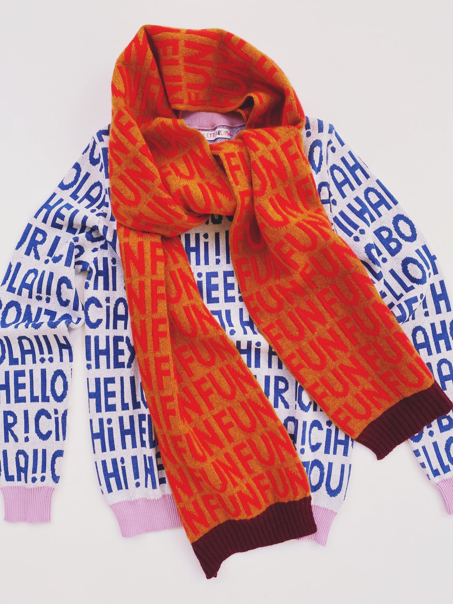 FUN knit Scarf - Lambswool