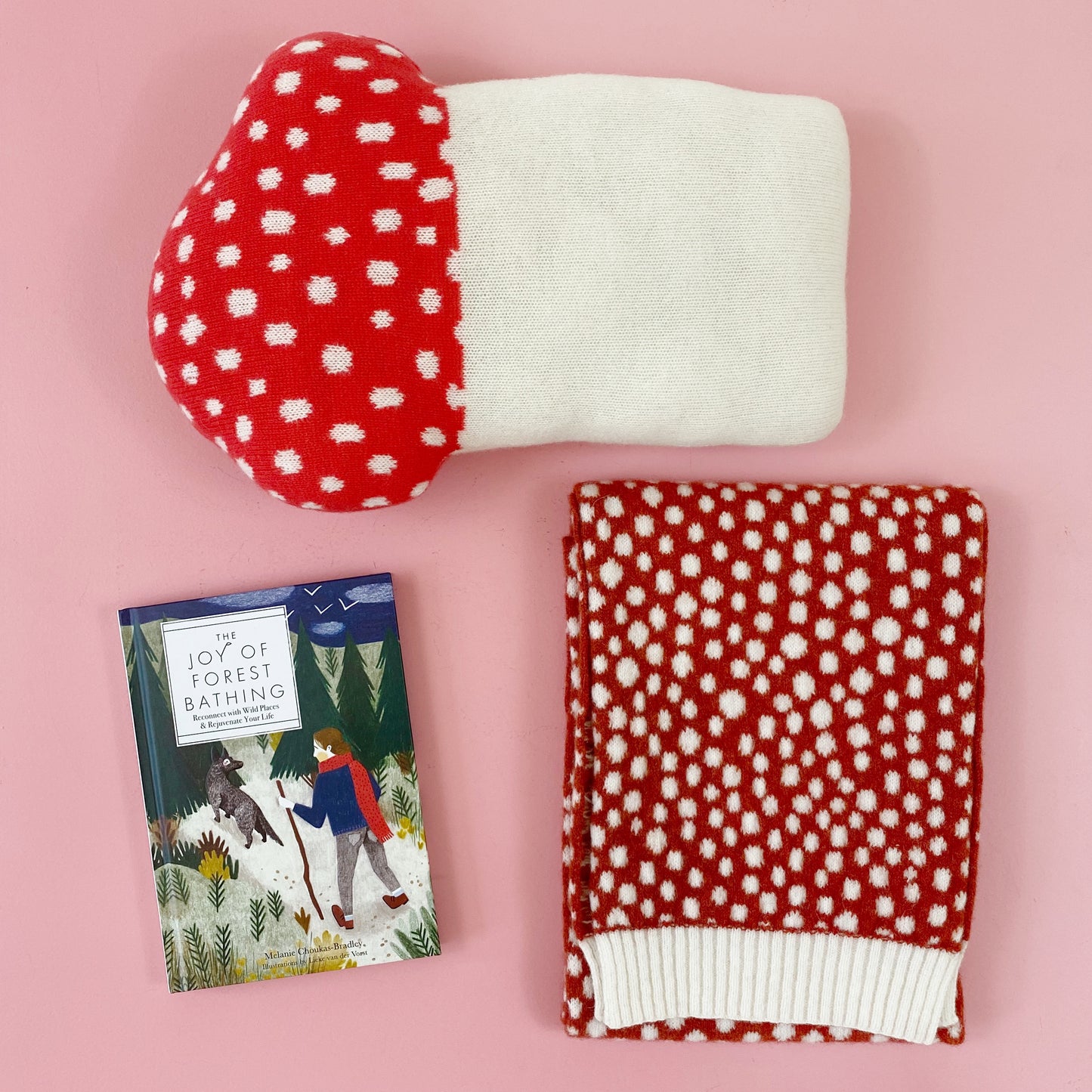 Mushroom knit Pillow - Lambswool