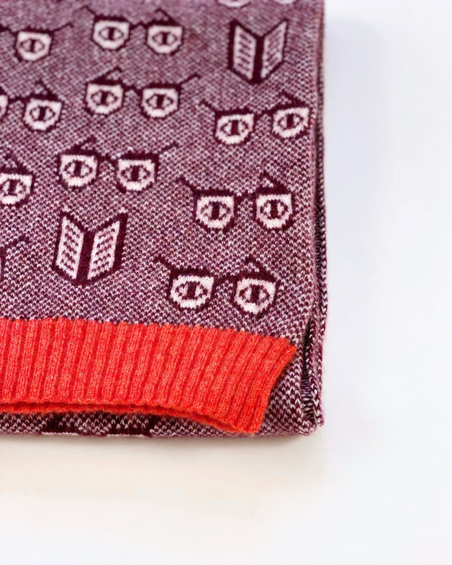 Eyeglasses knit Scarf - Lambswool